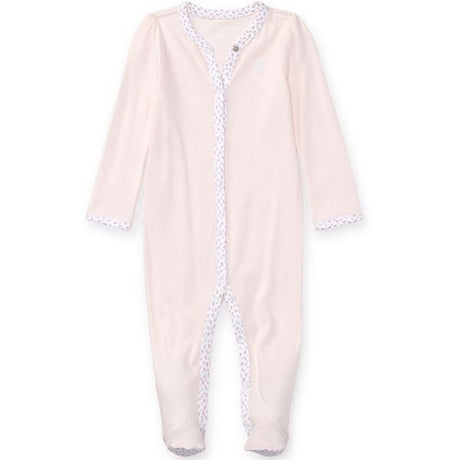 Polo Ralph Lauren Baby Girl One Piece Coverall Floral Delicate Pink