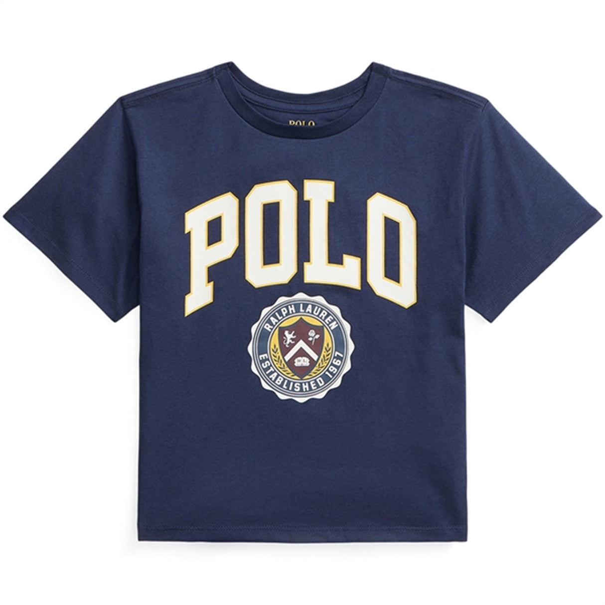 Polo Ralph Lauren Girl Varsity Polo T-Shirt Refined Navy