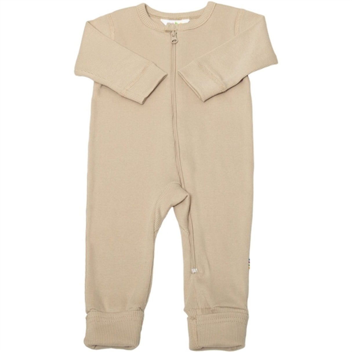 Joha Bomull Beige Onesies med 2 i 1 Fod