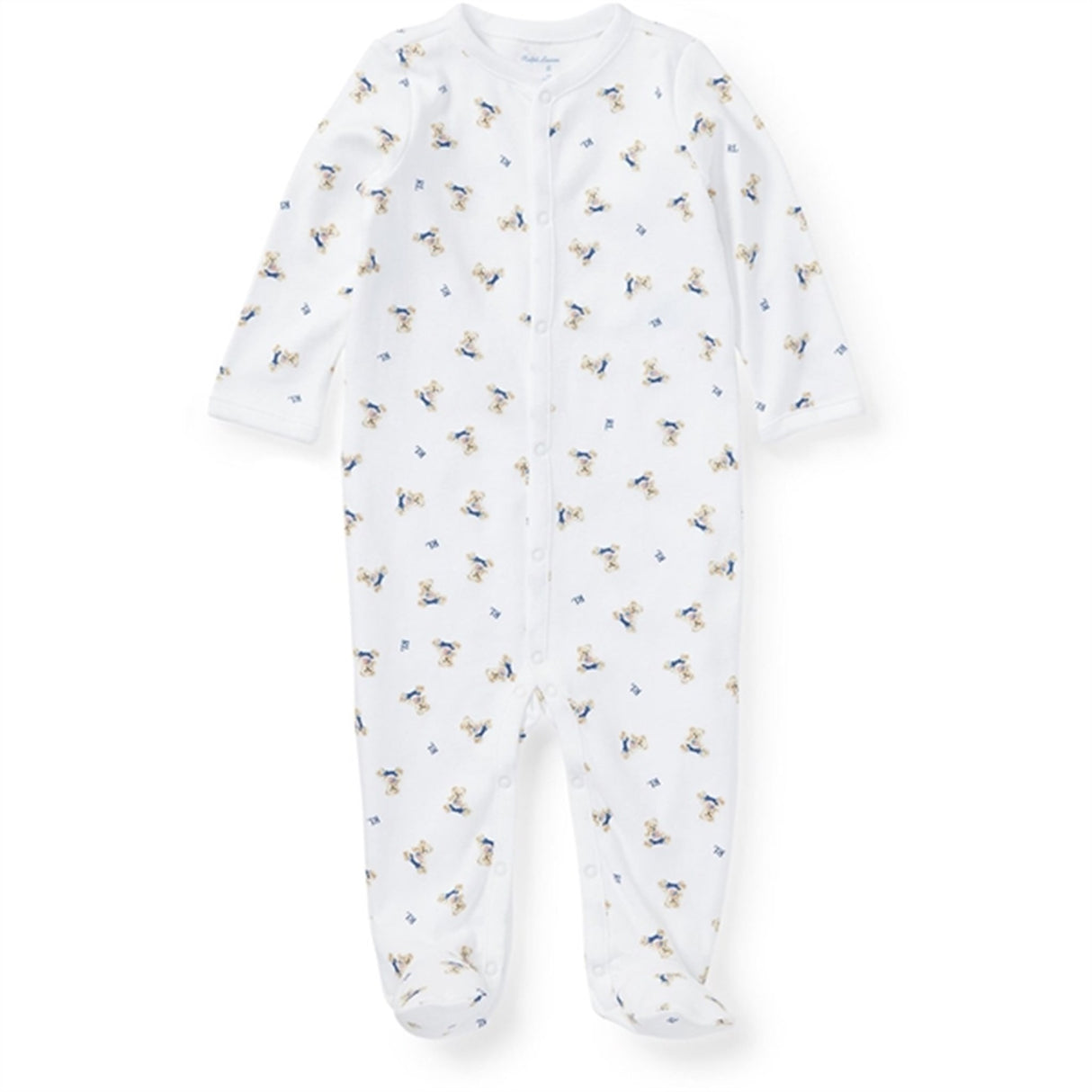 Ralph Lauren Bebis Boy Onesies White/Blue Multi