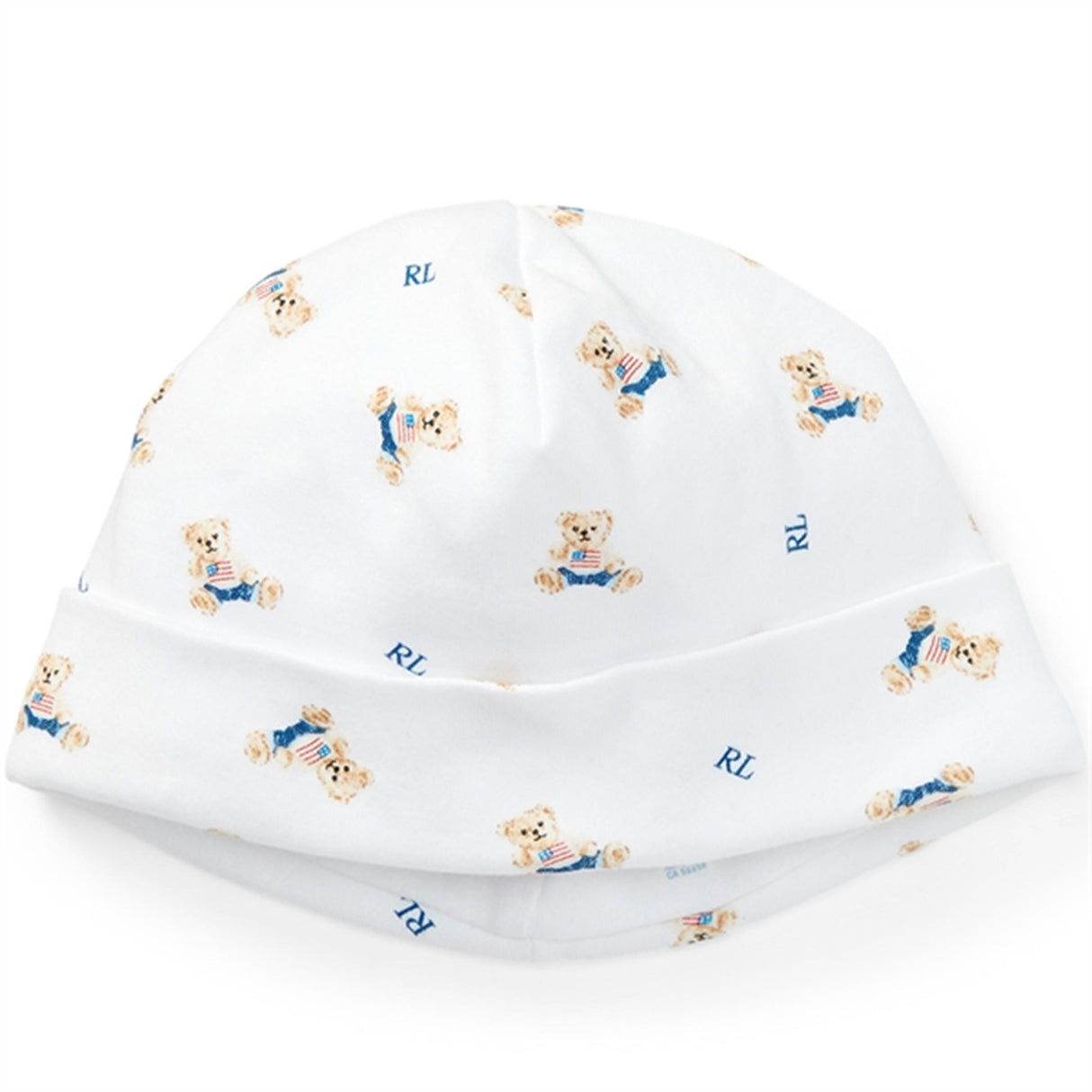 Ralph Lauren Bebis Boy Mössa White/Blue Multi