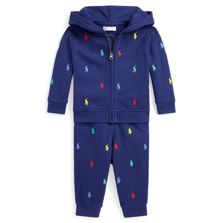 Ralph Lauren Bebis Bebis Boy Sweatset Navy