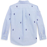 Polo Ralph Lauren Sport Boy Skjorta Bsr Blue With Aoe Pp 5