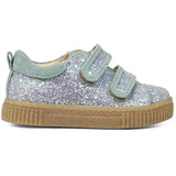 Angulus Glitter Sneaker M. Kardborreband Mint glitter/Mint