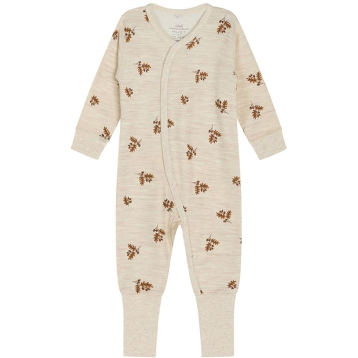 Hust & Claire Bebis Wheat Melange Manu Onesies