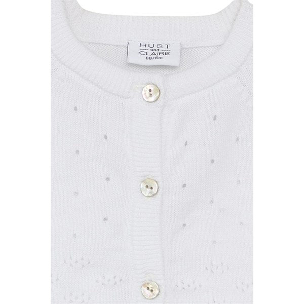 Hust & Claire Bebis White Cillja Cardigan 2