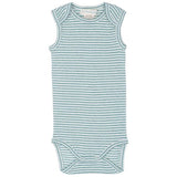 Serendipity Lake/Offwhite Baby Rib Rib Stripe