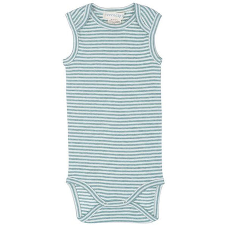Serendipity Lake/Offwhite Baby Rib Rib Stripe