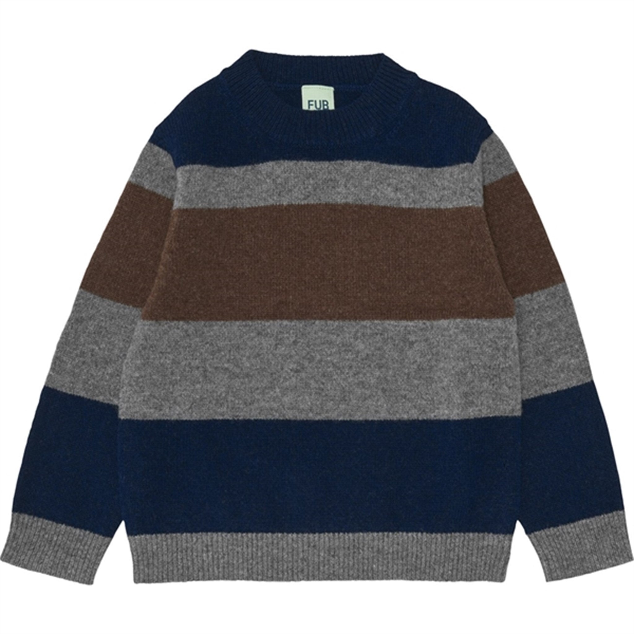 FUB Lammull Sweatshirt Stripe