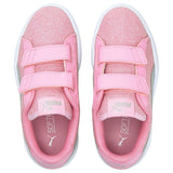 Puma Smash v2 Glitz Glam V PS Sneakers Prism Pink-Silver 4