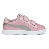 Puma Smash V2 Glitz GlamV Almond Blossom-Silver Sneakers 4