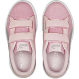 Puma Smash V2 Glitz GlamV Almond Blossom-Silver Sneakers 5
