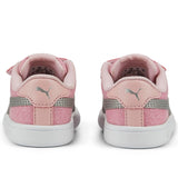 Puma Smash V2 Glitz GlamV Pink-Puma Silver Sneakers 6