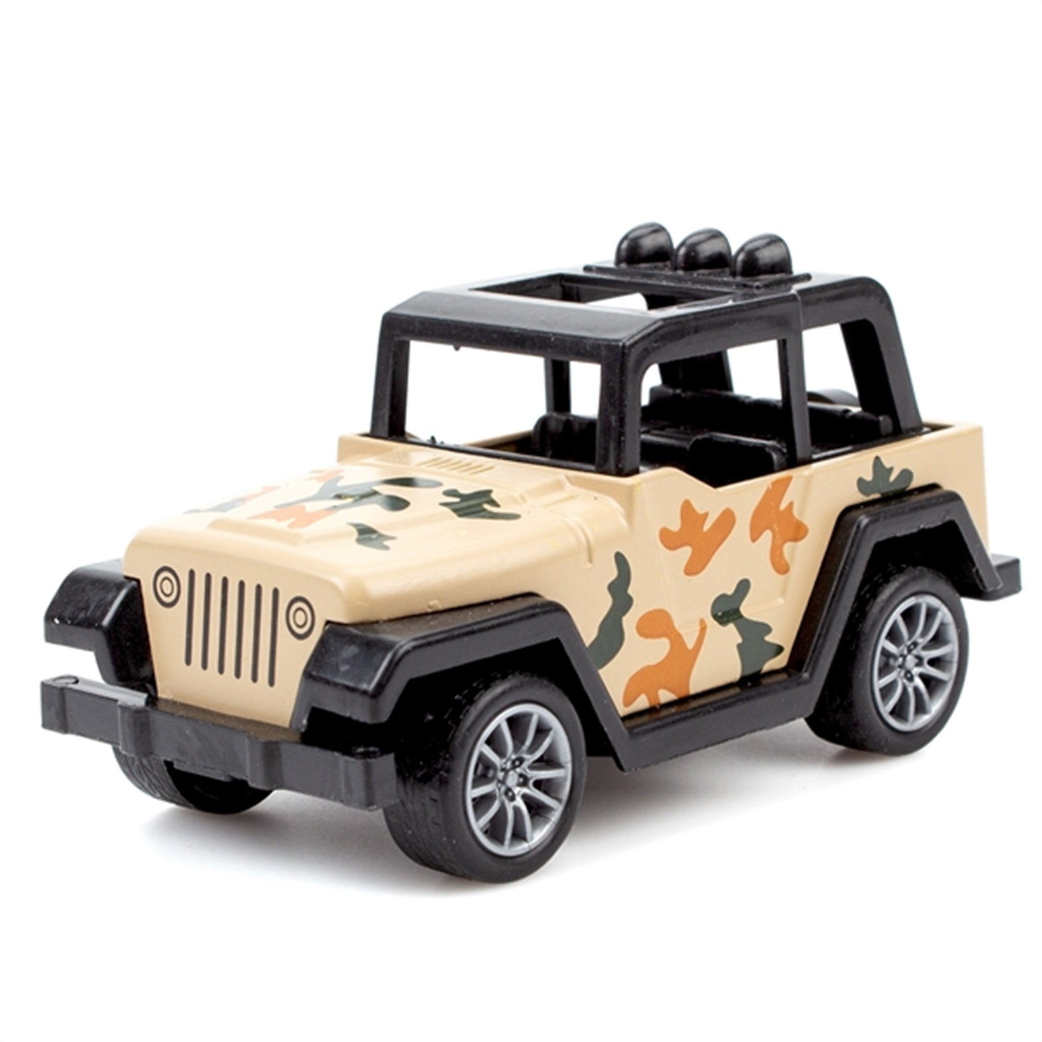 Magni Jeep Militær Bil Med Pull Back - Model 1