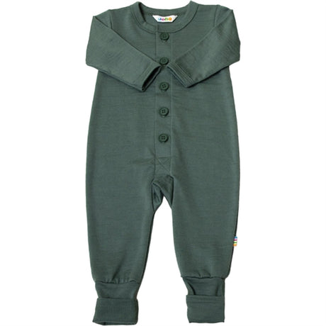 Joha Ull Dark Green Onesies m. 2-i-1 Fot