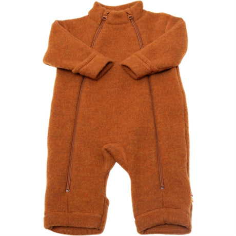 Joha Soft Ull Orange Onesies 2-i-1