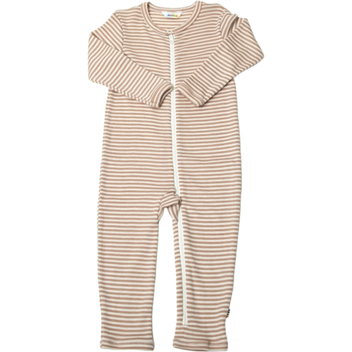 Joha Ull/Silke Light Brown Stripe Onesies