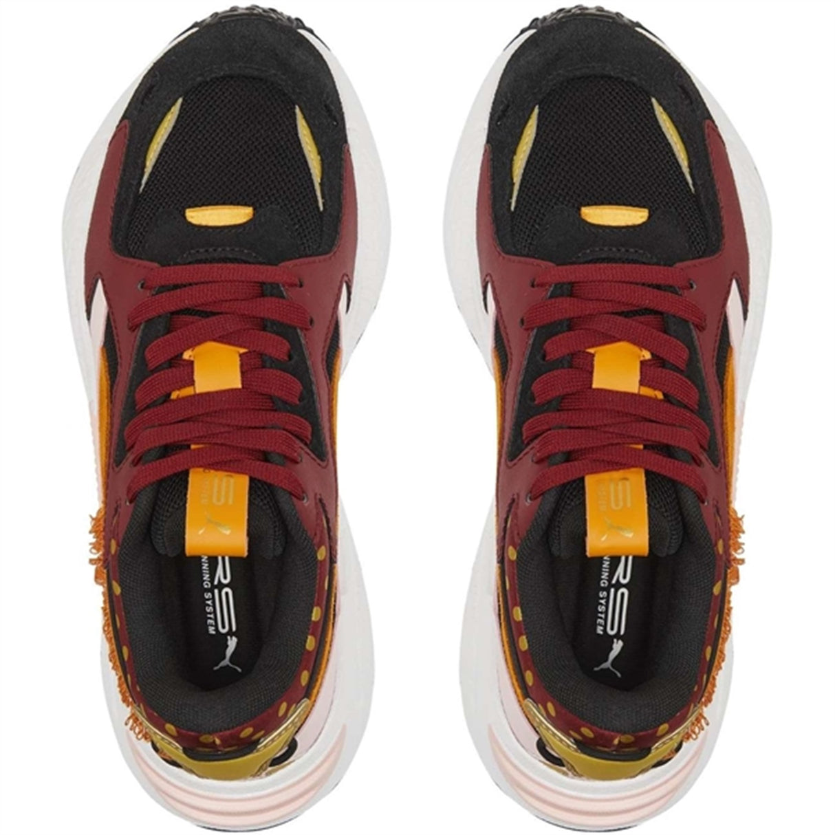 Puma RS-Z Boho Gleam Jr Black-Almond Blossom-Intense Red Sneakers 4