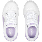 Puma Carina 2.0 PS White-Vivid Violet-Silver Sneakers 6