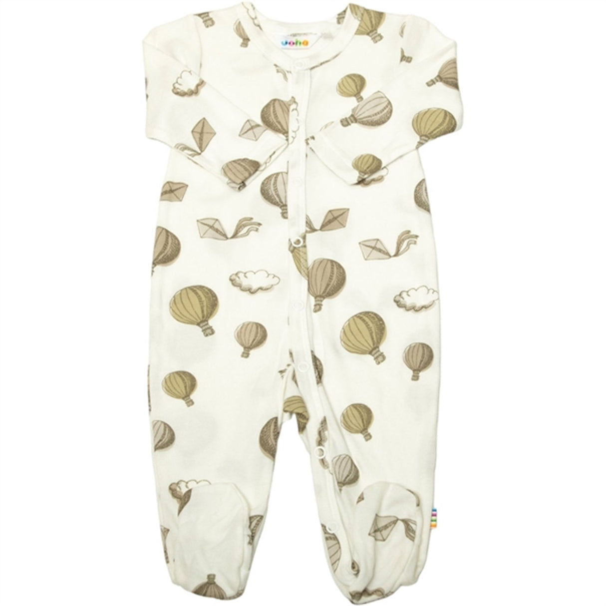 Joha Bambu Off White Onesies med Fod