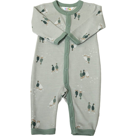 Joha Ull/Bomull Mint AOP Onesies