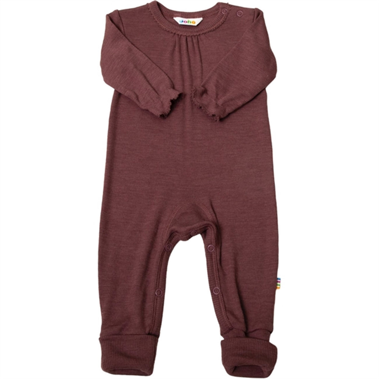 Joha Ull/Silke Bordeaux Onesies m. 2-i-1 Fot