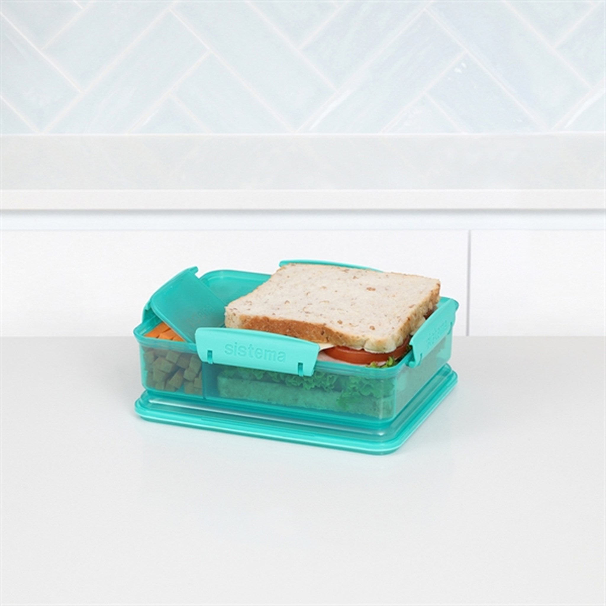 Sistema Snack Attack Duo Lunchlåda 975 ml Teal 3
