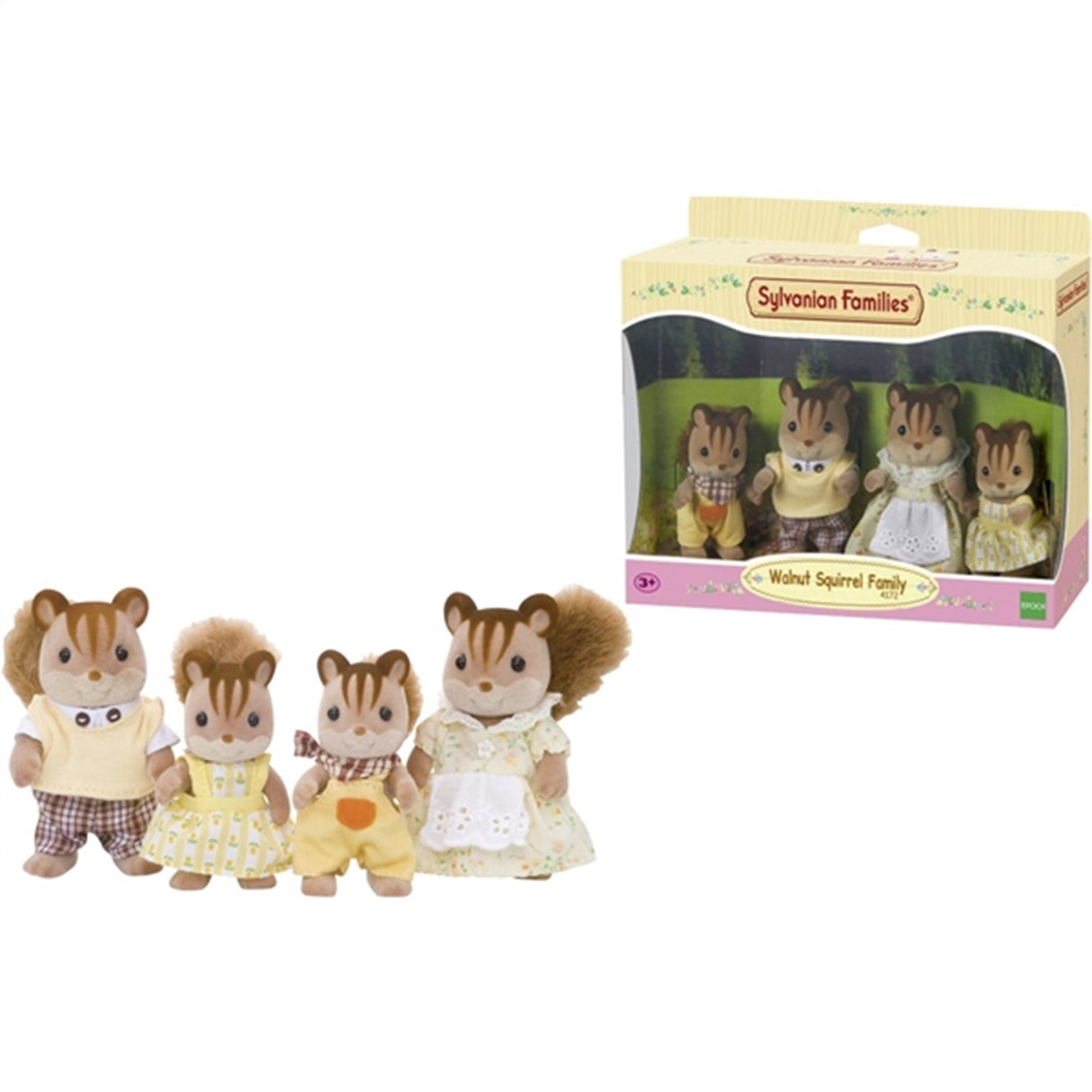 Sylvanian Families® Familjen Walnut Ekorre