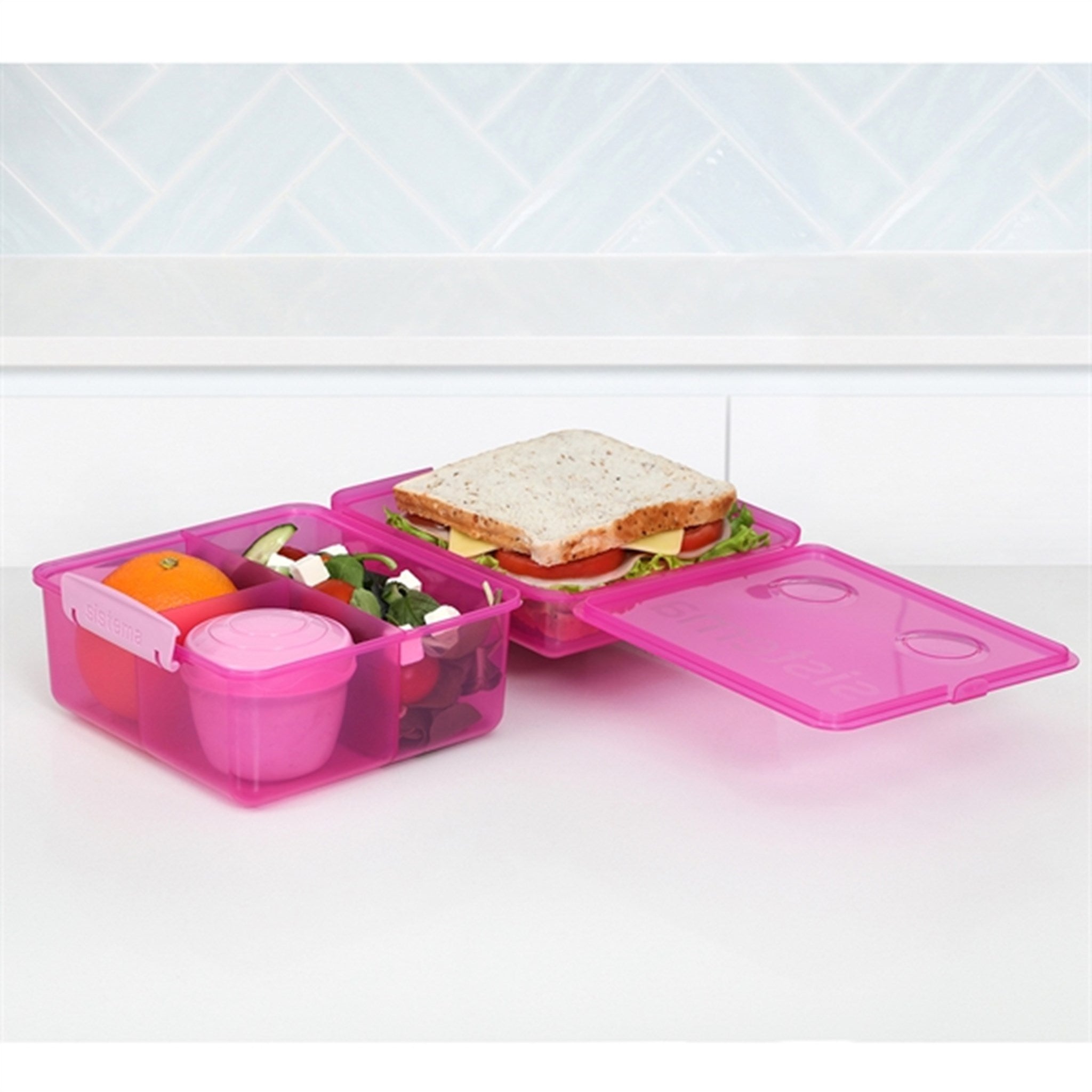 Sistema Lunch Cube Max Lunchlåda 2,0 L Pink 3