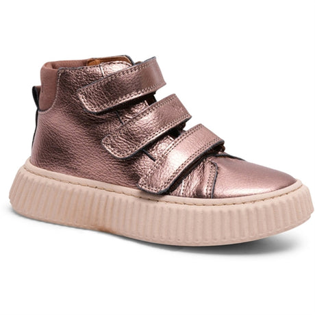 Bisgaard Debbie V Kardborreband Skor Rose Gold Metallic