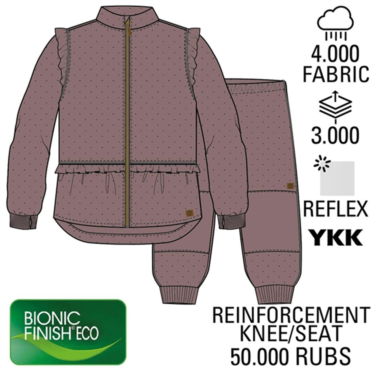 Mikk-Line Termosæt Twilight Mauve 9