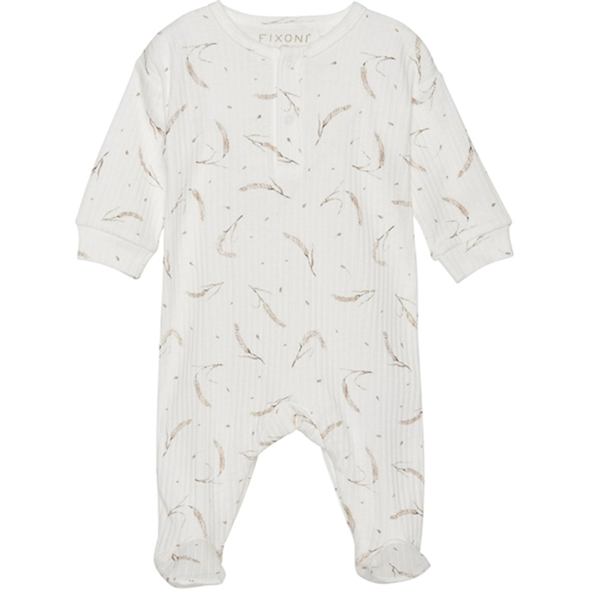 FIXONI Egret Rib Onesie