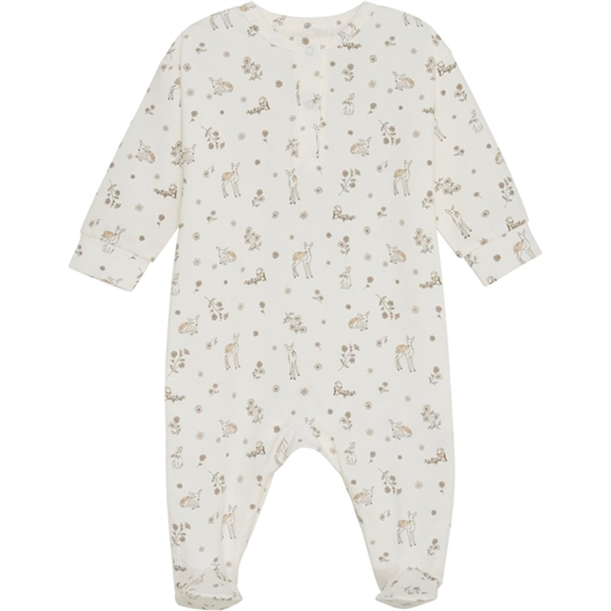 FIXONI Silver Peony Onesies LS