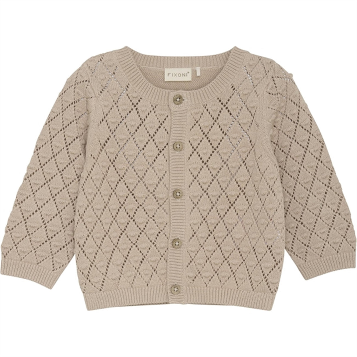 FIXONI Doeskin Stickat Cardigan