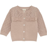 FIXONI Mahogany Rose Stickat Cardigan