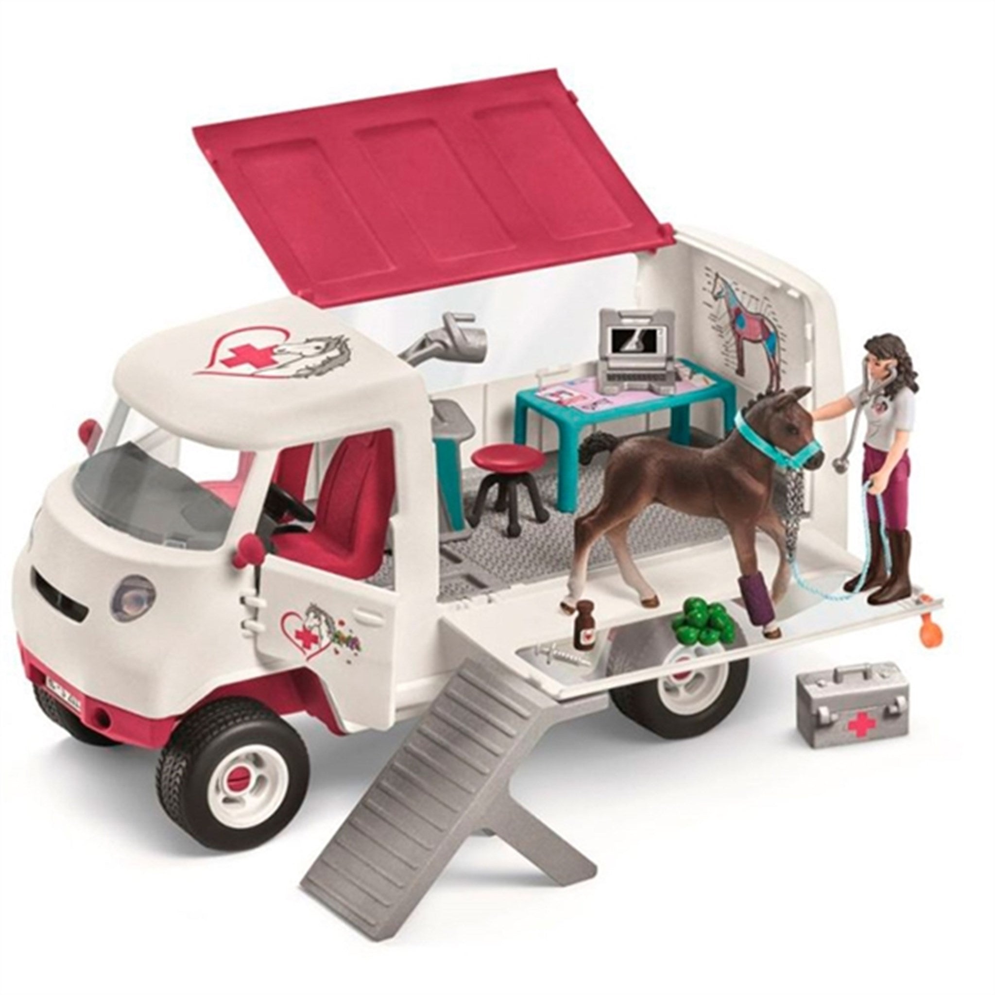 Schleich Horse Club Mobile Vet With Hanoverian Foal