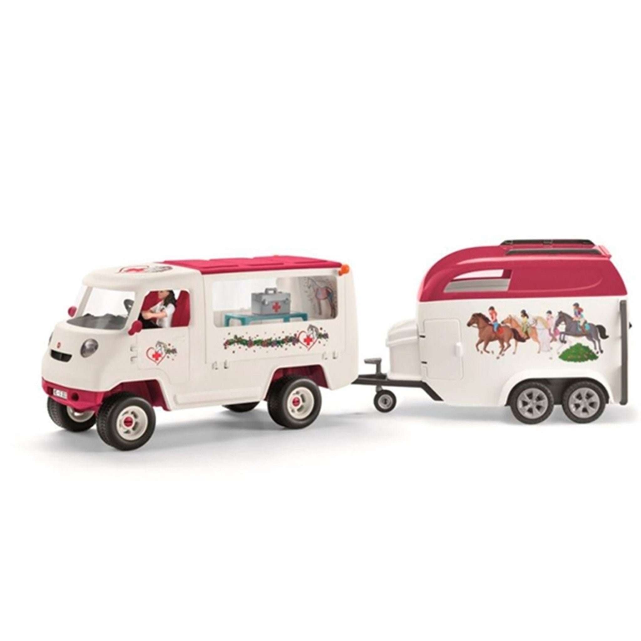 Schleich Horse Club Mobile Vet With Hanoverian Foal 3