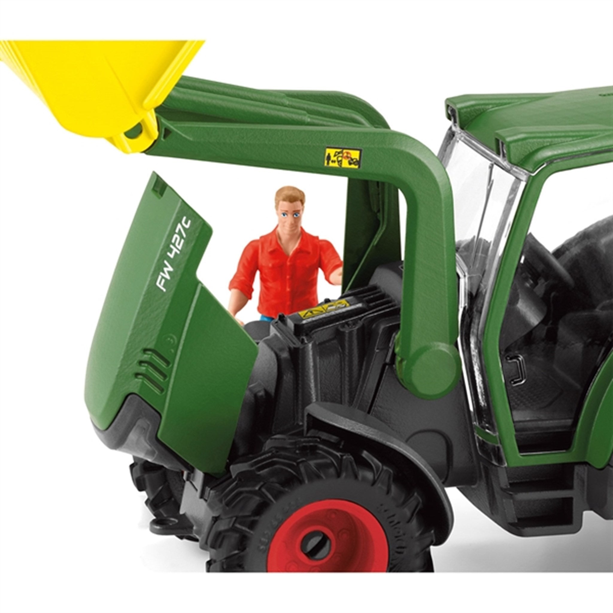 Schleich Farm World Tractor with Trailer 3