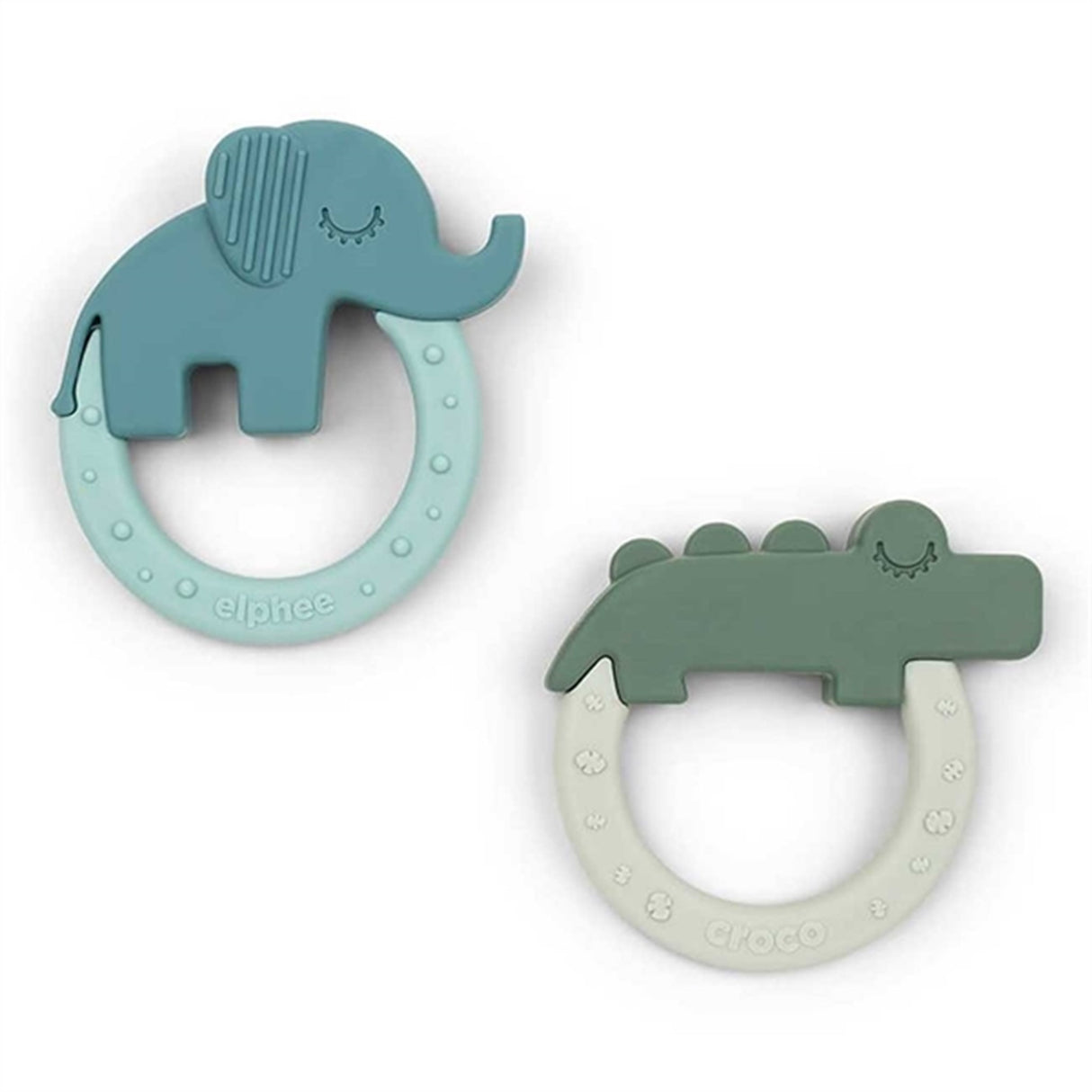 Done by Deer Bitringar 2-pack Deer Friends Blue/Green