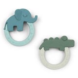 Done by Deer Bitringar 2-pack Deer Friends Blue/Green