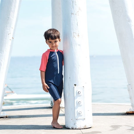 Petit Crabe Blue Multicolor Onesies