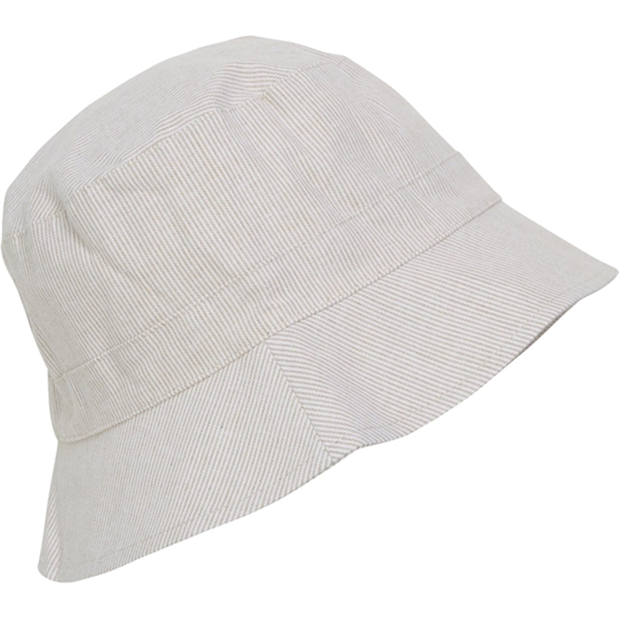 Huttelihut Striped Silver Sage Bobbare Hatt