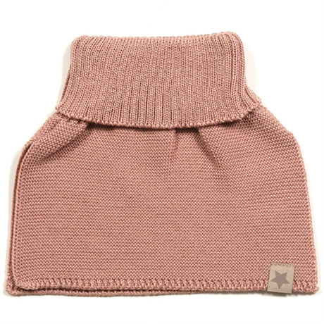 Huttelihut Halsedisse Solid Ull Stickat Turtle Dusty Rose