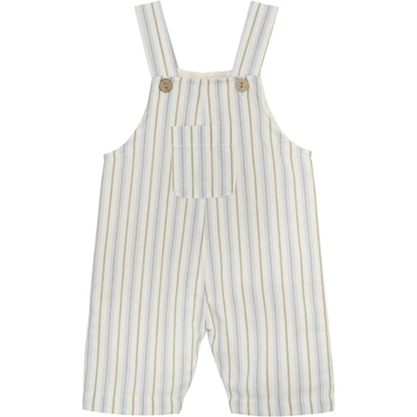 Huttelihut Woven Stripe Silver Sage Onesies m. Foder