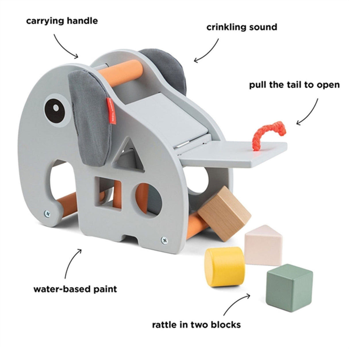 Done by Deer Sorteringskasse Elphee Grey