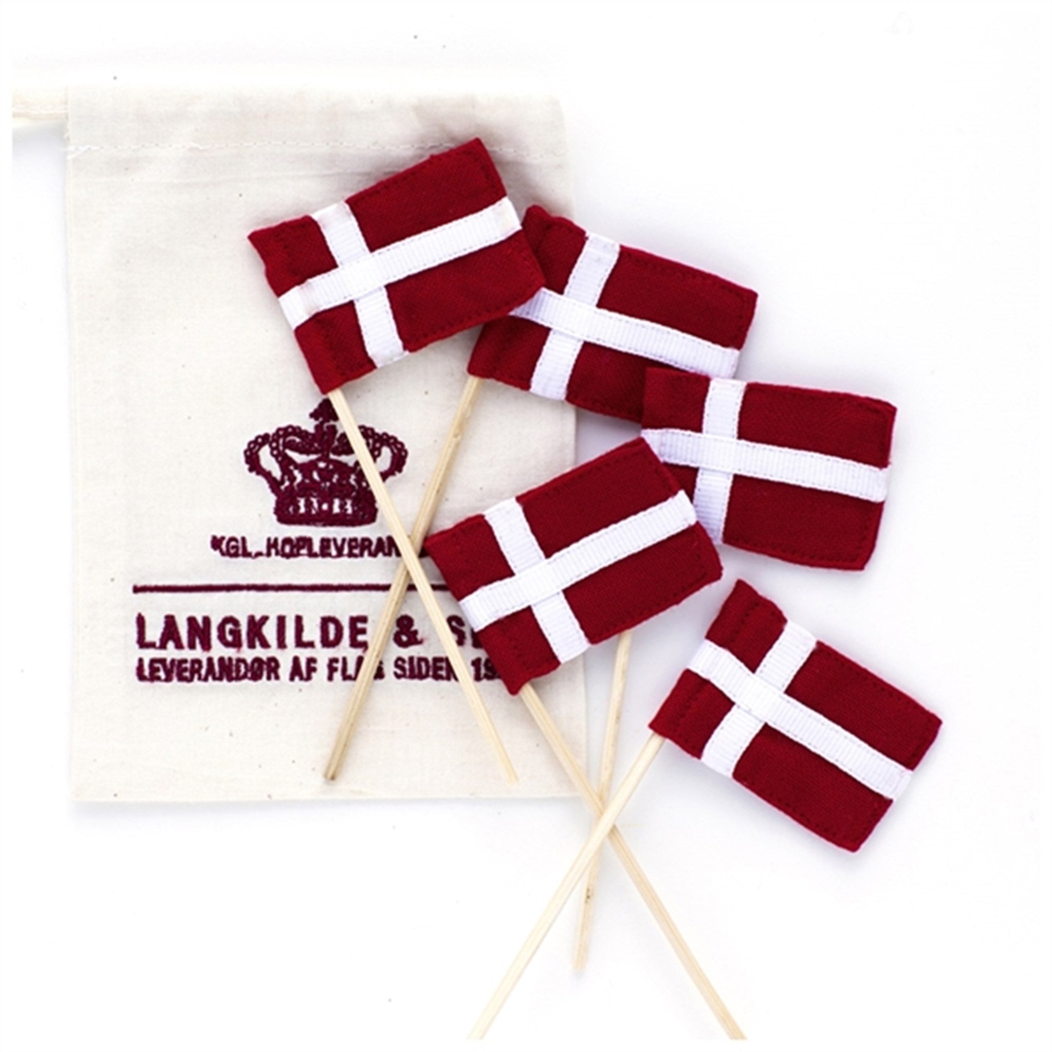 Langkilde & Søn Lagkageflag 5 stk
