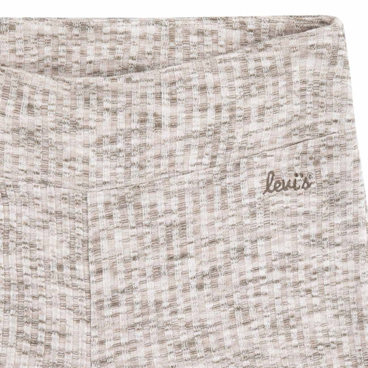 Levi's Space Dye Flared Knit Pants Creme Brulee 3