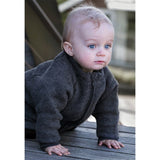 Mikk-Line Ull Onesies Anthracite Melange