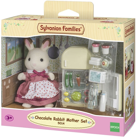 Sylvanian Families® Set Med Mamma Chokladkanin (Kylskåp)