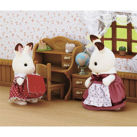 Sylvanian Families® Set Med Syster Chokladkanin (Skrivbord)